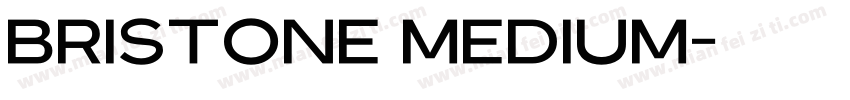 Bristone Medium字体转换